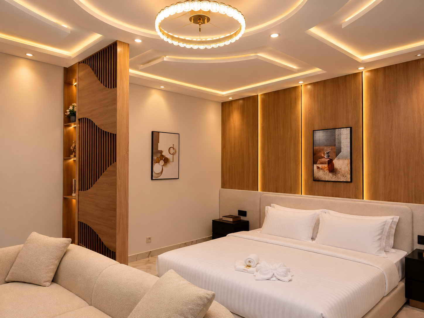 Presidential luxury, with room to live.